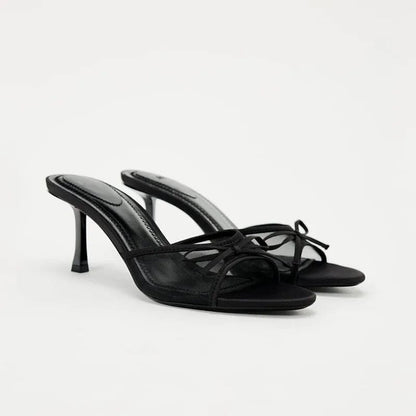 Schwarze Absätze Elegante Damen Schuhe Hochzeitsschuhe - BerlinGlamour