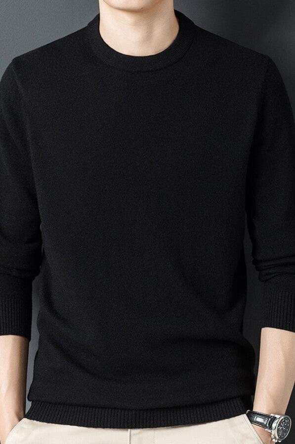 Herren Pullover Langarm Warm Bequem
