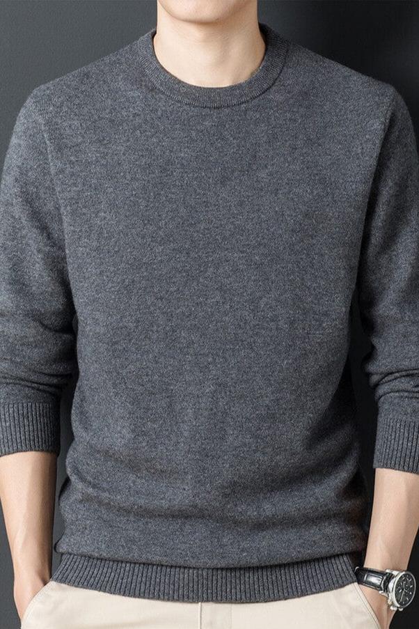 Herren Pullover Langarm Warm Bequem