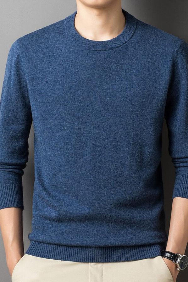 Herren Pullover Langarm Warm Bequem