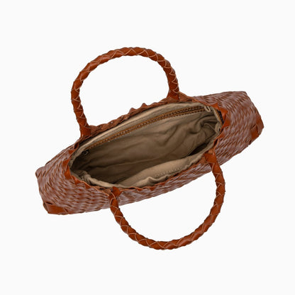 Lederhandtasche Damen Große Echte Ledertasche Mit Doppelhenkeln