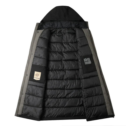 Herren Winterparka Isoliert Wärme Jacke