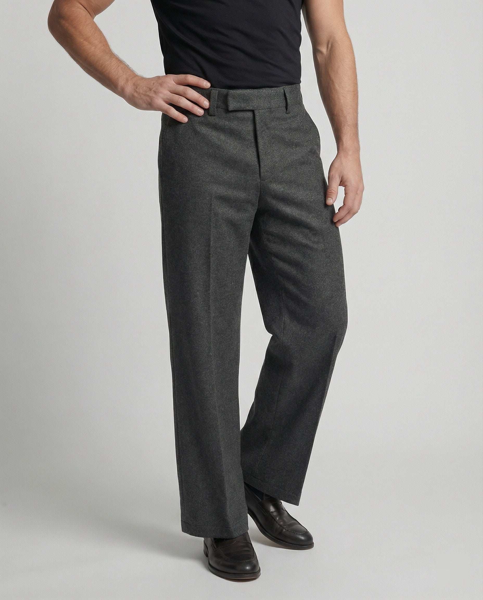 Herren Wollhose Warm Selbsterwärmend Business Hose - BerlinGlamour