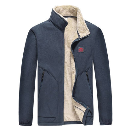 Herren Outdoor-Jacke Fleece gefüttert Warm - BerlinGlamour