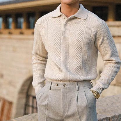 Herren Pullover Warm Lässig Oversized Winter - BerlinGlamour