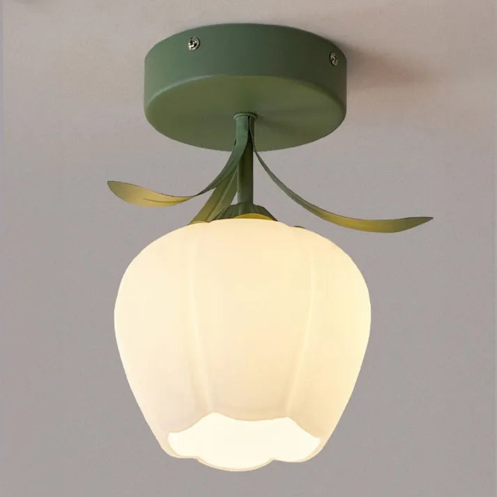 Mini Deckenleuchte Blumenmuster Modern Dimmbar