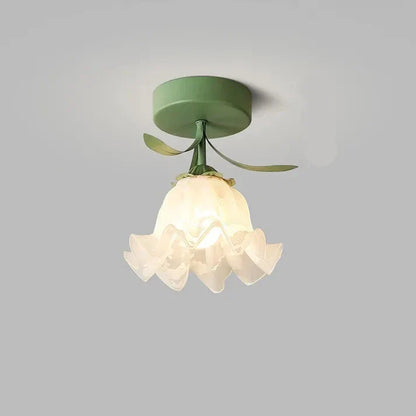 Mini Deckenleuchte Blumenmuster Modern Dimmbar