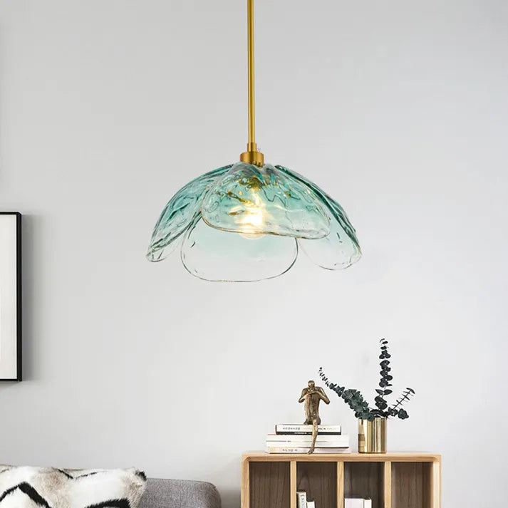 Moderne Blüten Deckenleuchte Pendellampe Warmweiß