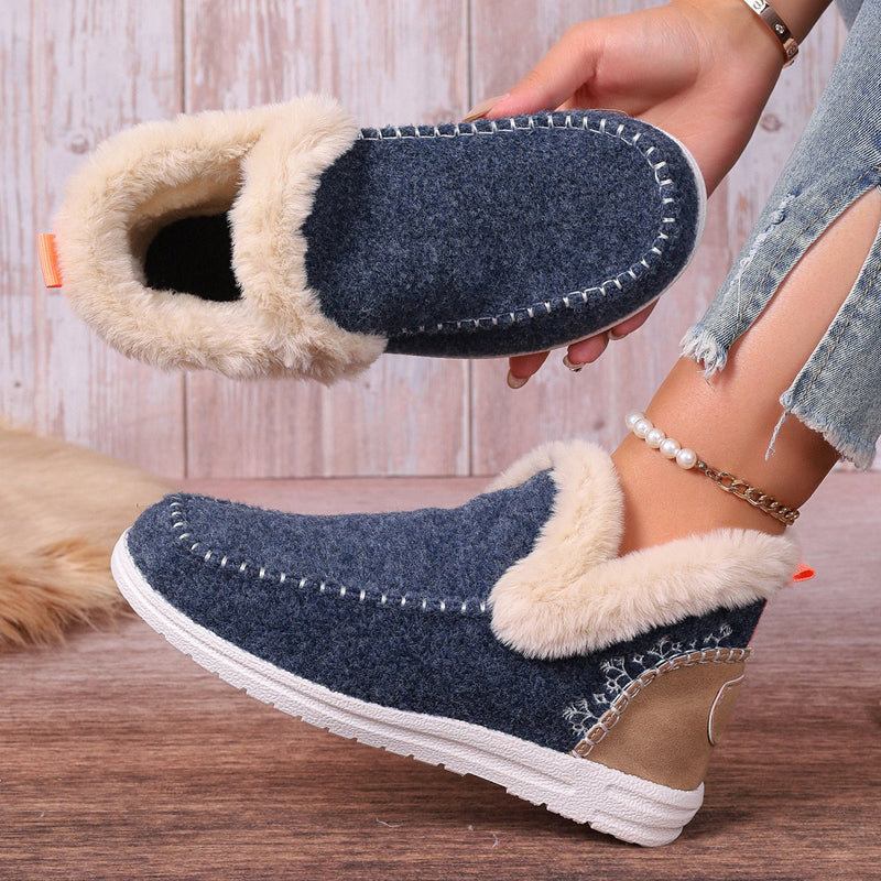 Warme Plüsch Stiefel Schnee Winter Mode