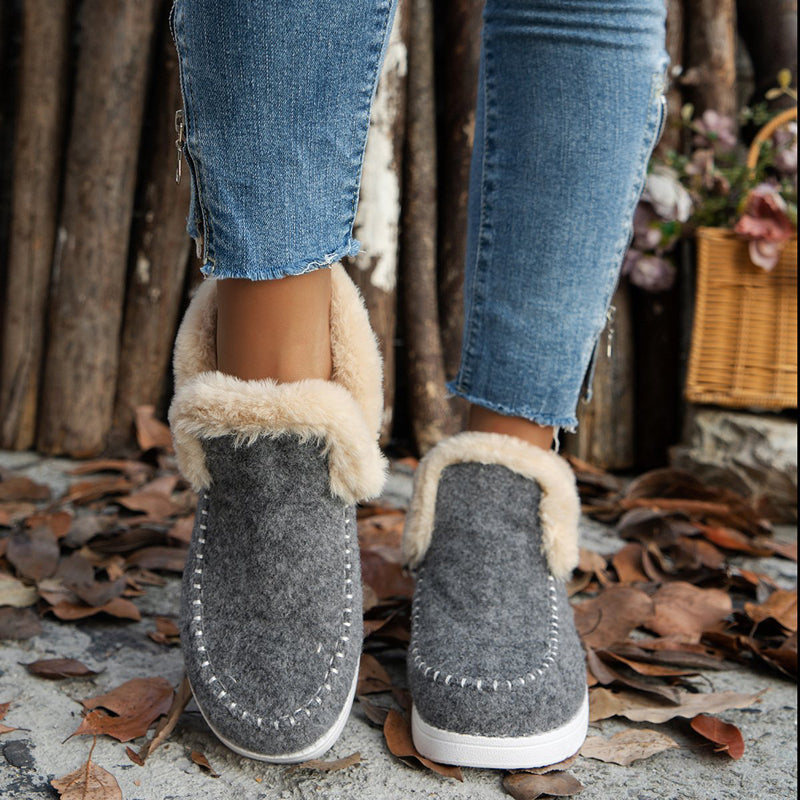 Warme Plüsch Stiefel Schnee Winter Mode - BerlinGlamour