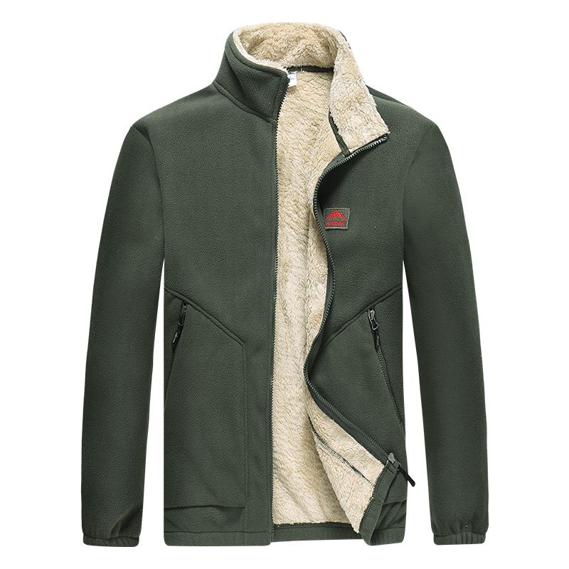 Herren Outdoor-Jacke Fleece gefüttert Warm