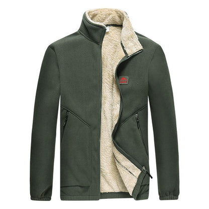 Herren Outdoor-Jacke Fleece gefüttert Warm