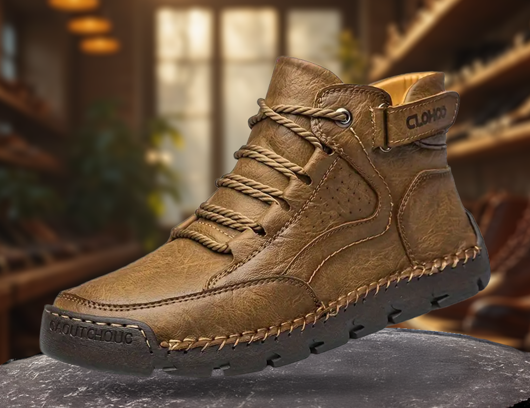 Wanderschuhe Herren Leder Orthopädisch Bequem