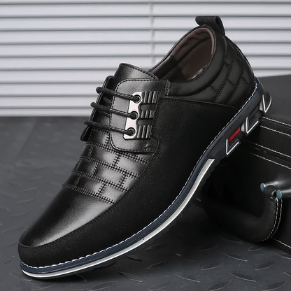 Herren Business Schuhe Leder Schnürsenkel Elegant
