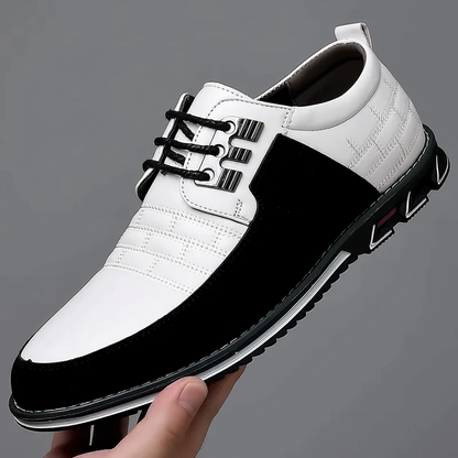 Herren Business Schuhe Leder Schnürsenkel Elegant