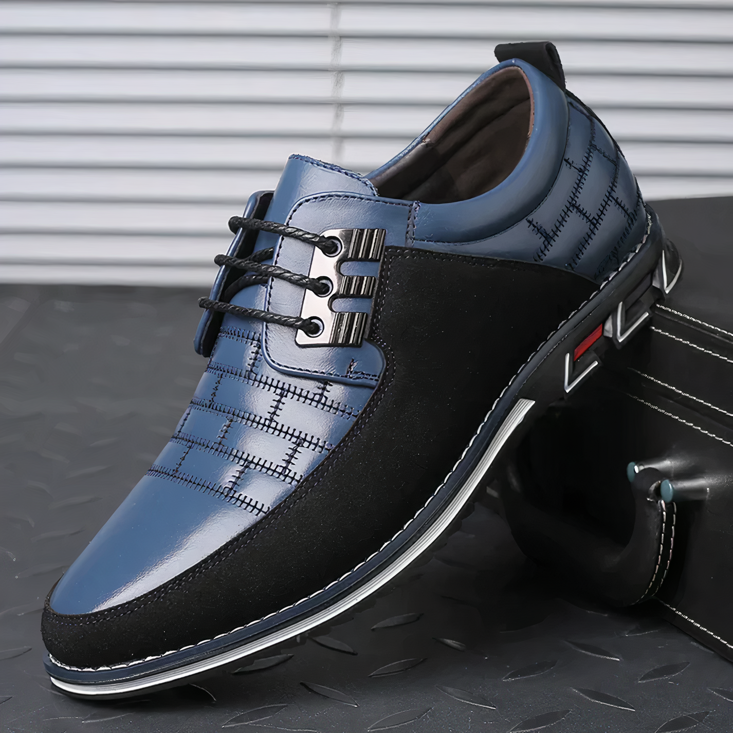 Herren Business Schuhe Leder Schnürsenkel Elegant