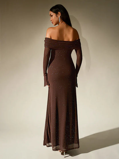 Ella | Elegantes Abendkleid Glitzernd