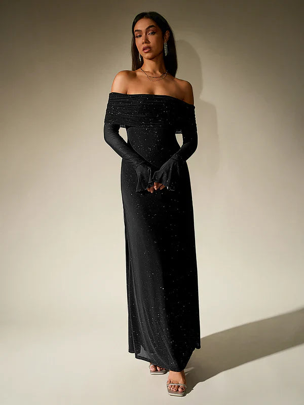 Ella | Elegantes Abendkleid Glitzernd