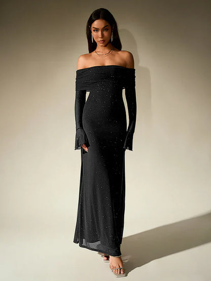 Ella | Elegantes Abendkleid Glitzernd