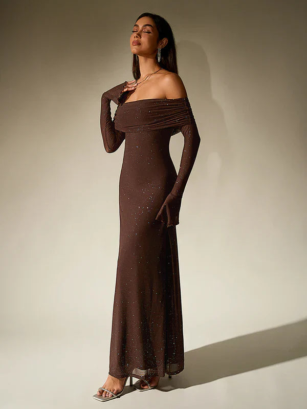 Ella | Elegantes Abendkleid Glitzernd