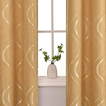 Elegante Chenille Vorhänge Blumenmuster Luxus Gardinen