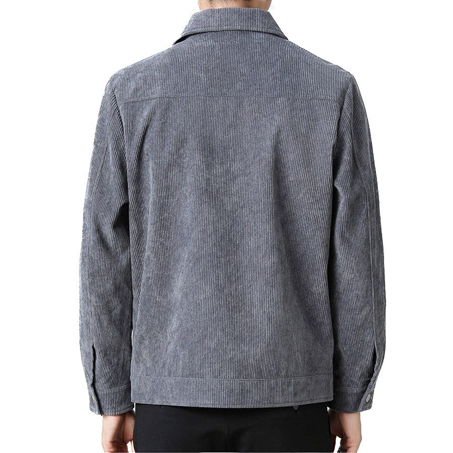Herren Übergangsjacke Kord Hochwertig Klassisch