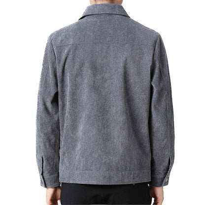 Herren Übergangsjacke Kord Hochwertig Klassisch