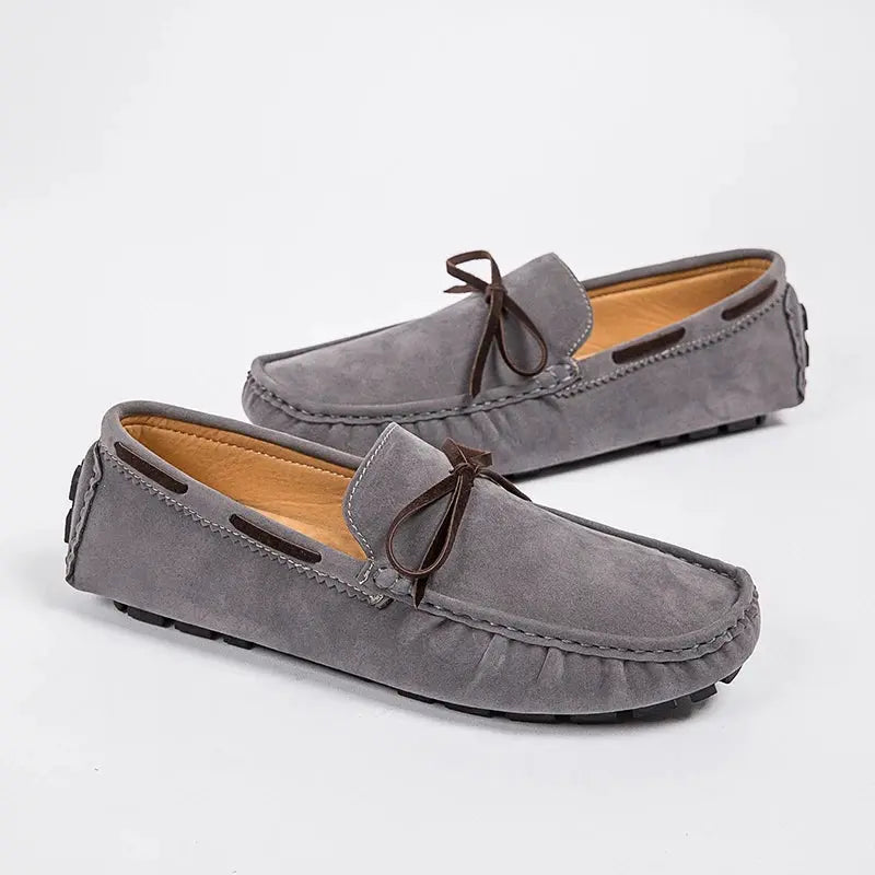 Herren Schnürloafer aus echtem Leder Schwarz Elegant - BerlinGlamour