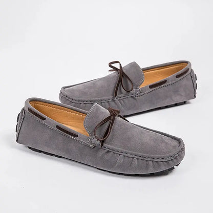 Herren Schnürloafer aus echtem Leder Schwarz Elegant - BerlinGlamour