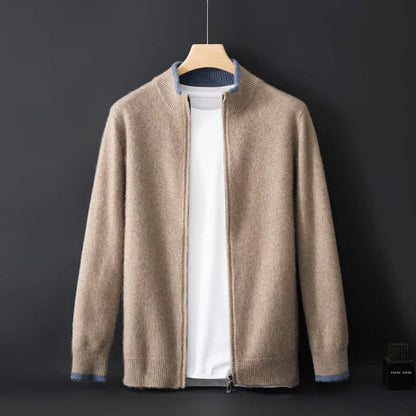 Herren Cashmere Jacke Warm Elegant Winter