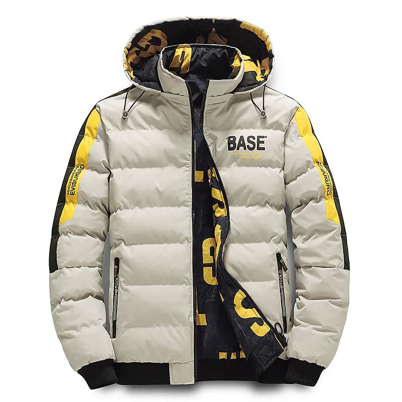Herren Winterjacke Daunen gefüllt Warm Isoliert
