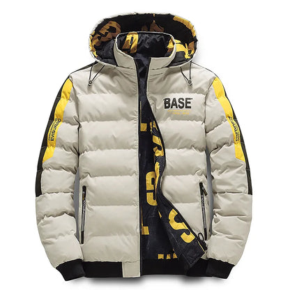 Herren Winterjacke Daunen gefüllt Warm Isoliert