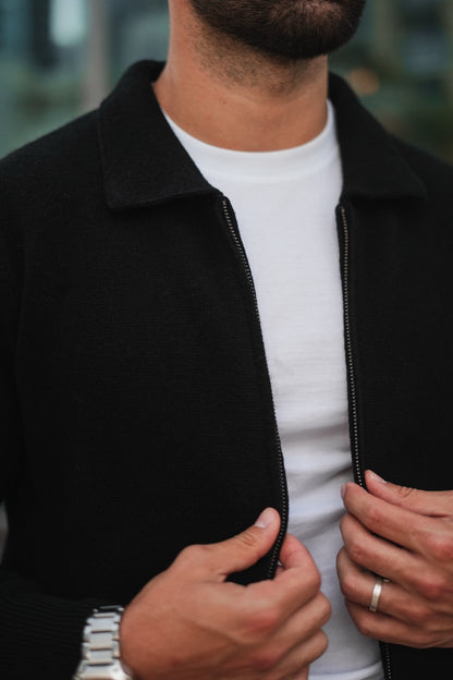 Herren Strickjacke Kaschmir Weich Elegant