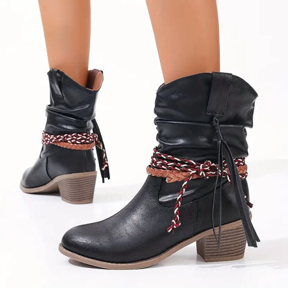 Western Stiefel Cowboy Optik Damen