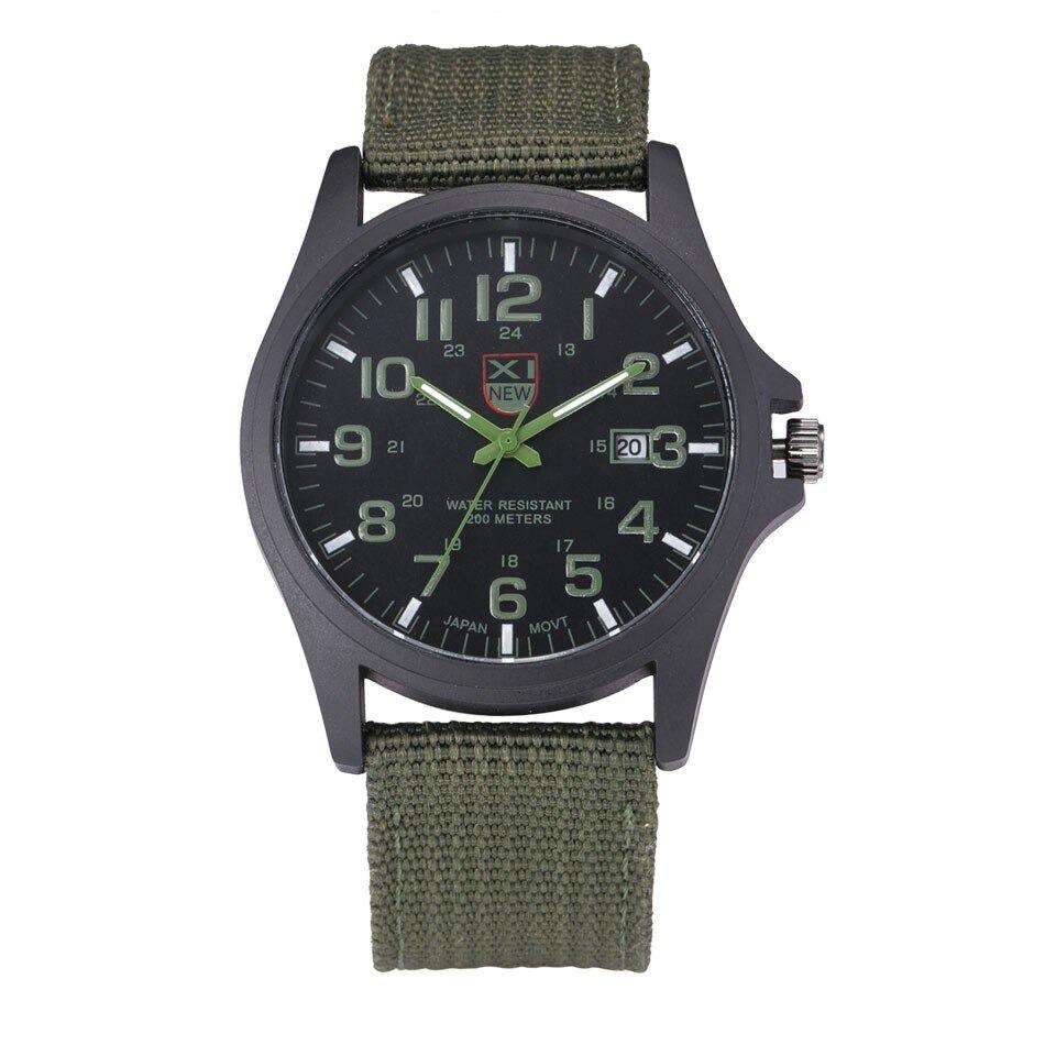 Militär Armbanduhr Taktisch Robust Schwarz