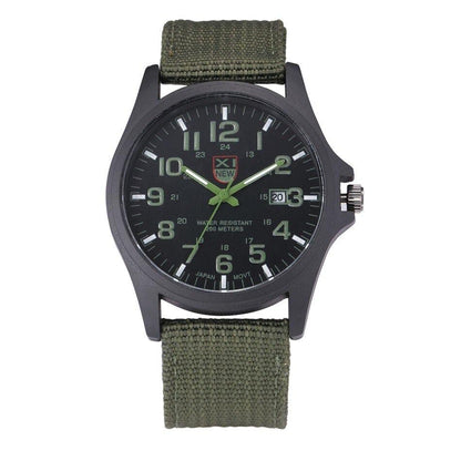 Militär Armbanduhr Taktisch Robust Schwarz