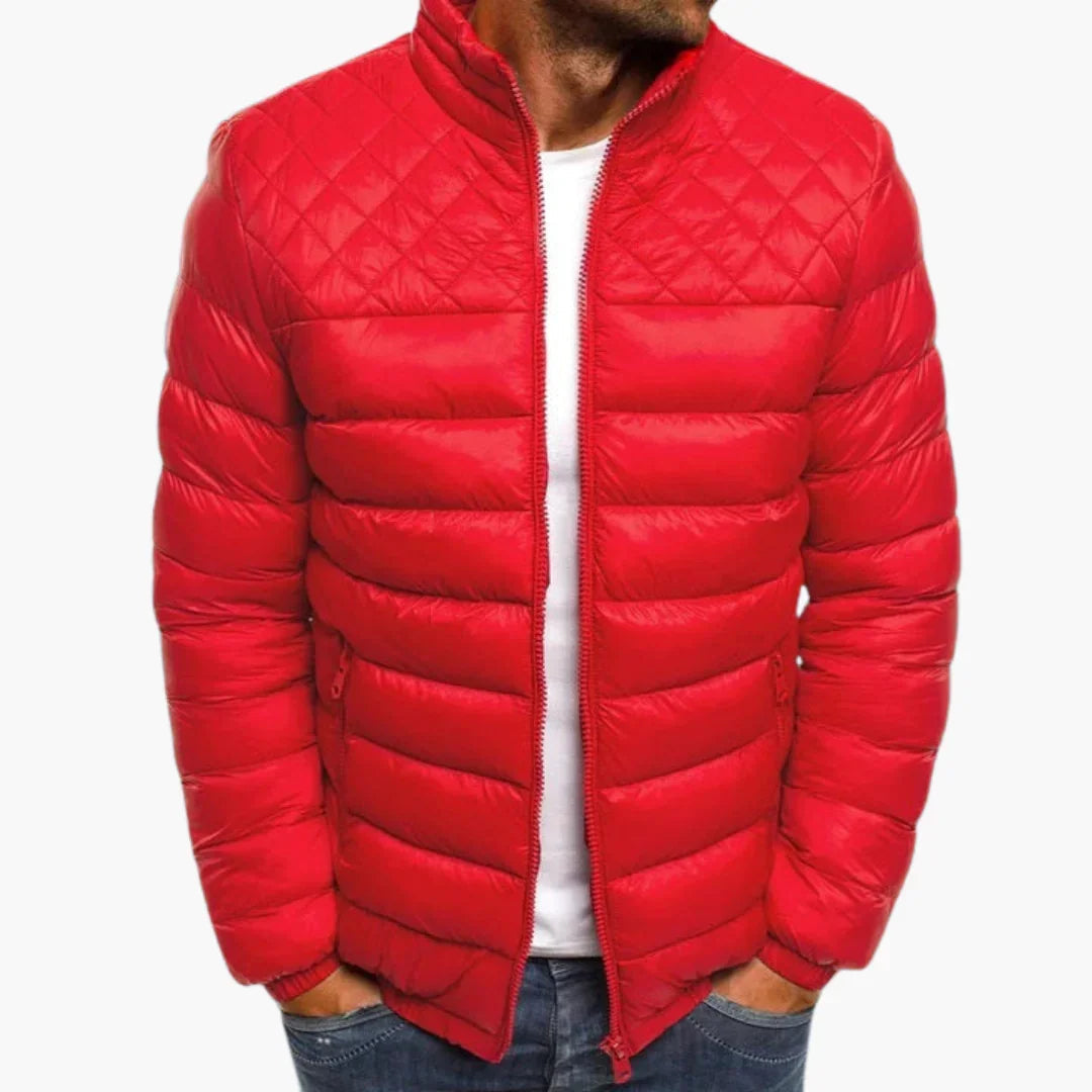 Damen-Bomberjacke mit Reißverschluss und langen Ärmeln 1