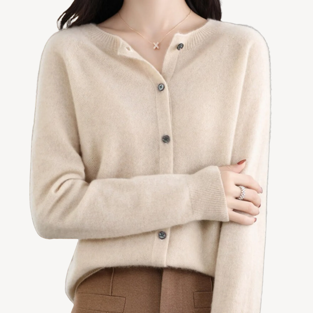 Damen-Cardigan aus Kaschmirmischung | Loravelle 1
