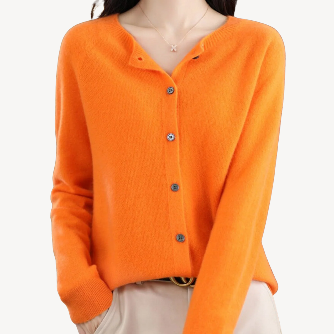 Damen-Cardigan aus Kaschmirmischung | Loravelle 3