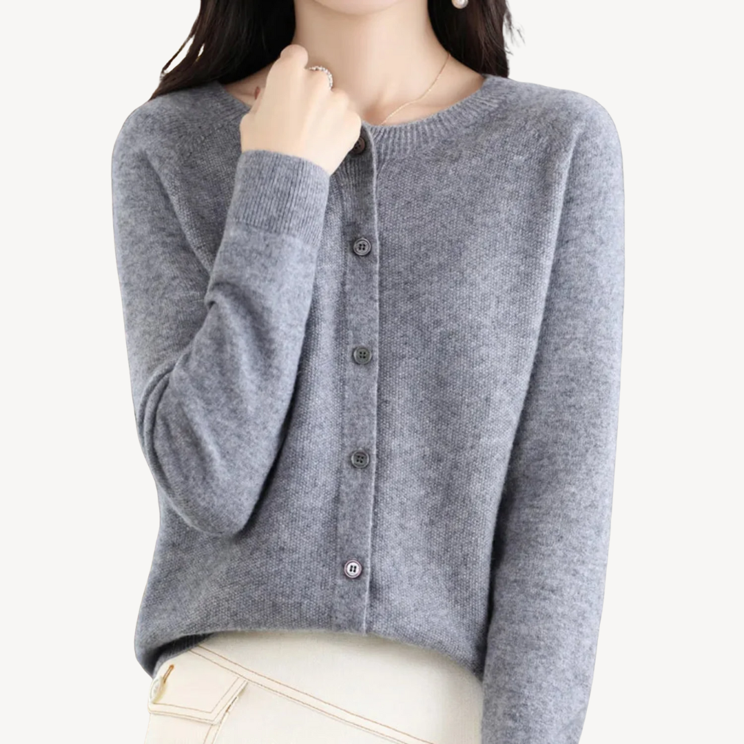 Damen-Cardigan aus Kaschmirmischung | Loravelle 5