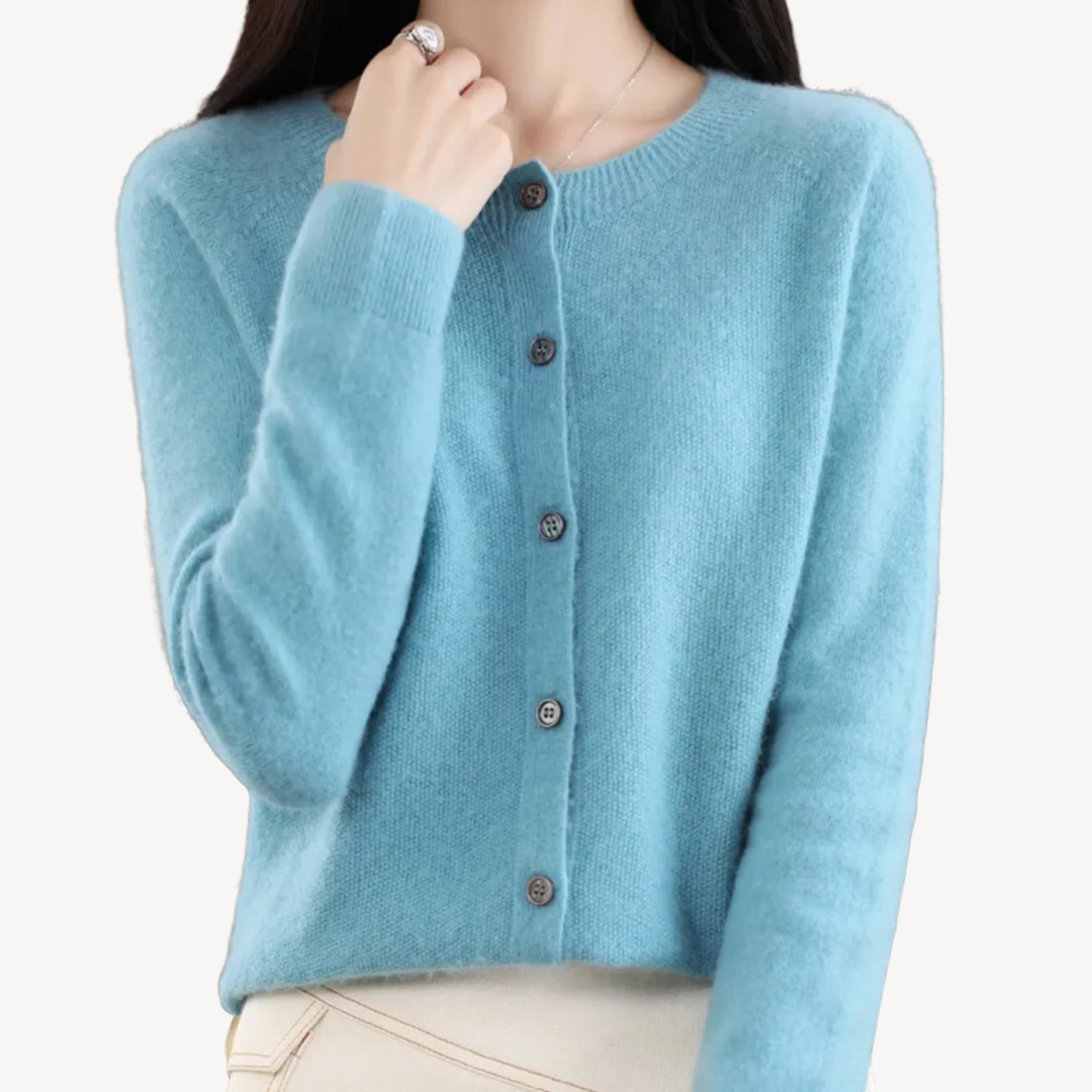 Damen-Cardigan aus Kaschmirmischung | Loravelle 7