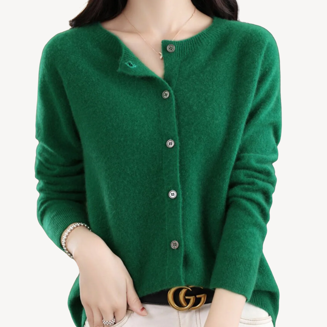 Damen-Cardigan aus Kaschmirmischung | Loravelle 8