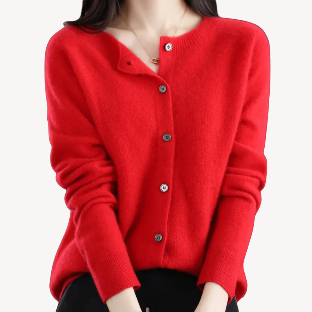 Damen-Cardigan aus Kaschmirmischung | Loravelle 9