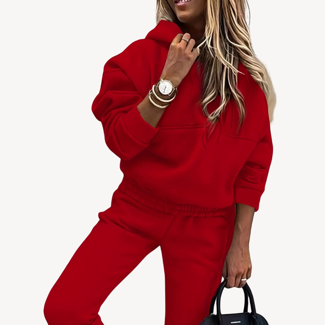 Damen-Hoodie & Jogginghose-Set | Loravelle 0