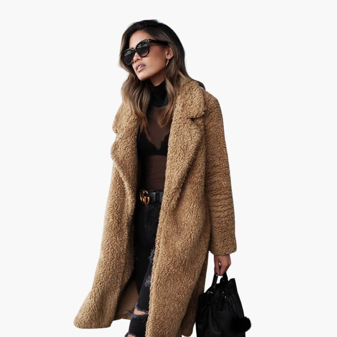 Damen-Langjacke mit vollständigem Verschluss und langen Ärmeln 3