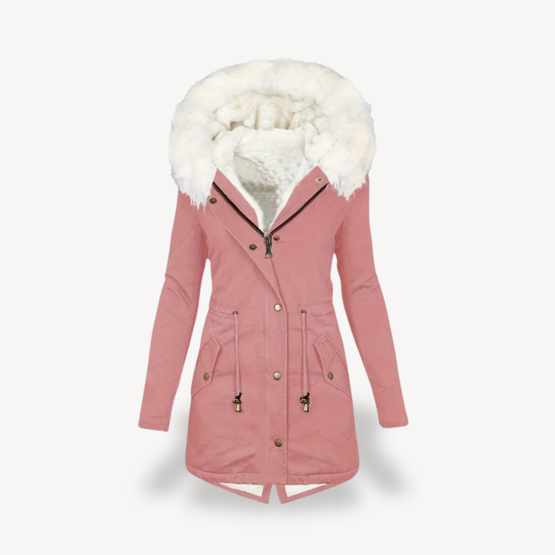 Damen-Parka mit Kunstpelz-Kapuze | Loravelle 5