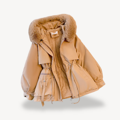 Damen-Parka mit Kunstpelzfutter | Loravelle 0