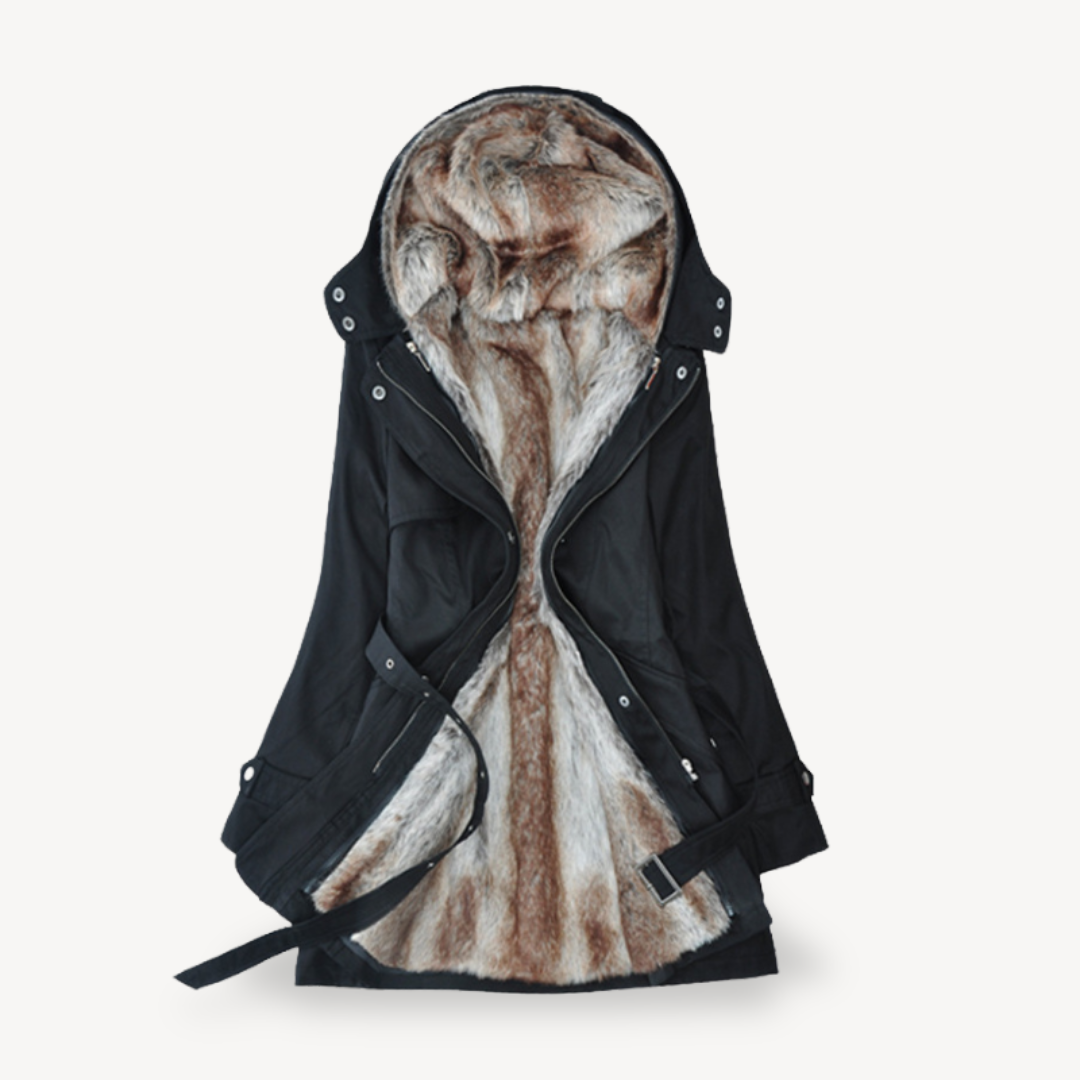 Damen-Parka mit Kunstpelzfutter | Loravelle 1