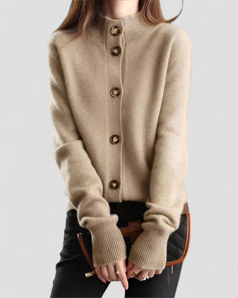 Damen-Strickjacke mit Knopfleiste 2
