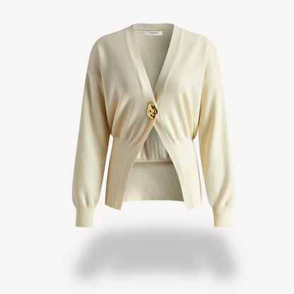 Damen-Strickjacke mit V-Ausschnitt | Loravelle 6
